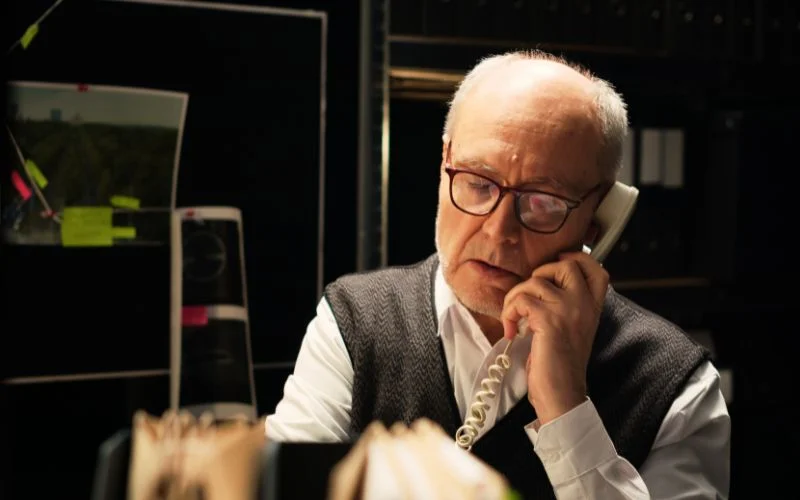 a-private-investigator-talking-on-the-phone-while-sitting-at-a-desk